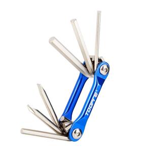 TOOT123EPR便携叠内六方工具折梅花六角中孔梅套装多花功能内六角
