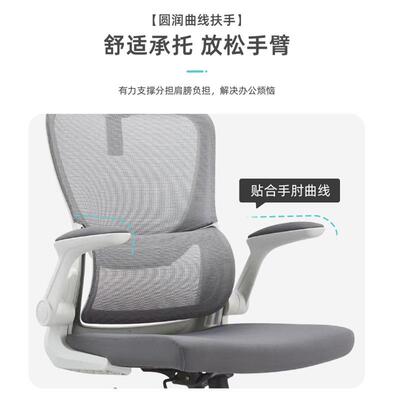 办公2401M-A电脑家用电椅竞椅座子护座腰人体工学转椅椅久坐舒适