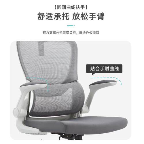 2401M-A椅办公电脑家用电竞椅护腰人体工员学子转椅座椅久坐舒适
