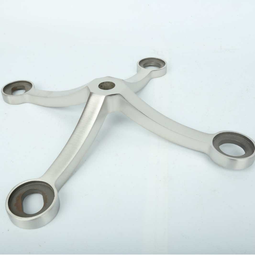 304驳接件观光电梯幕墙配件玻璃雨棚支架配件供应不锈钢驳接爪