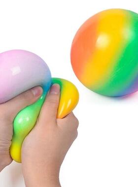 Childs Funny Fidget Toy Soft Stressball Anti-stress Ball ..