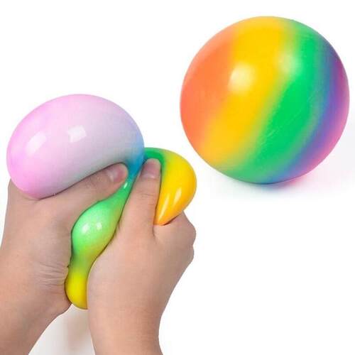 Childs Funny Fidget Toy Soft Stressball Anti-stress Ball ..