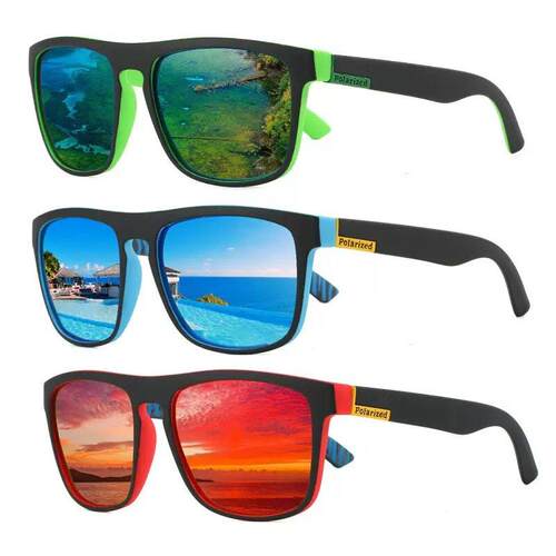 4 Pack Classic Square Polarized Sunglasses for Men Women