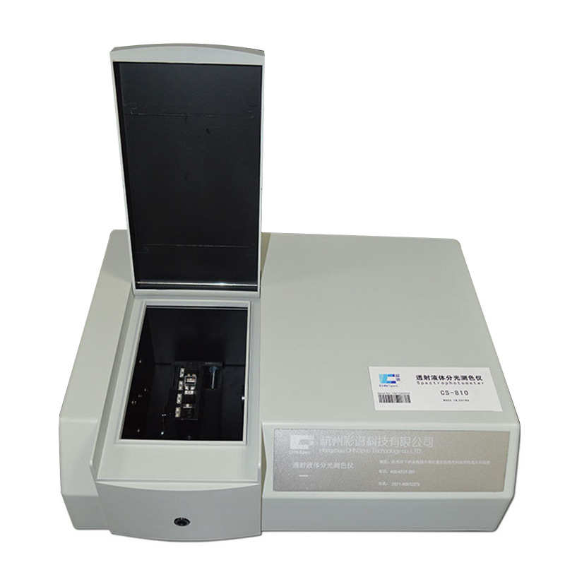厂家直销彩谱优质分光测色仪器 CS-810智能透射液体分光测色仪