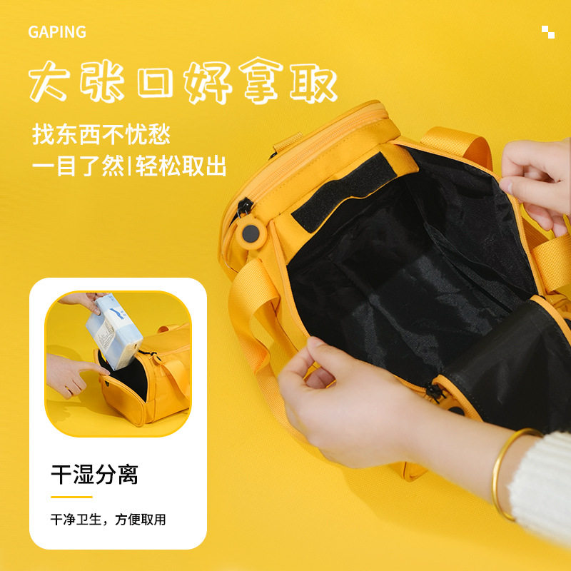 运动健身包女高级感小型女士防水轻便瑜伽户外出行收纳包袋可定制图片