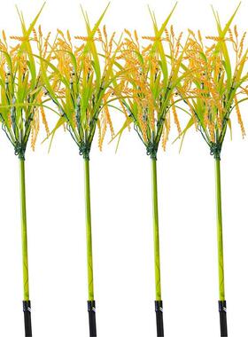 丝地插UQA水稻灯景观电灯院接款工程亮化新款发光装饰水稻灯铜庭