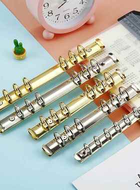 A5A6A7【金属背板6孔活页夹】可拆卸活页手账内芯收纳 可独立使用