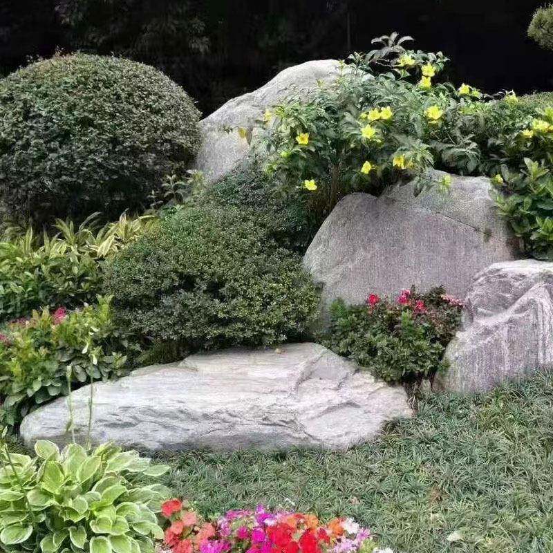 厂家直销天然石雪浪石草坪点缀石假山石驳岸石自然石原石
