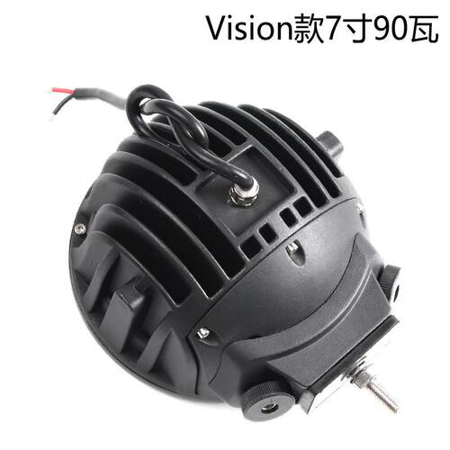 大功率汽车越野车前杠皮卡龙门架LED射灯车顶远射7寸照明灯Vision