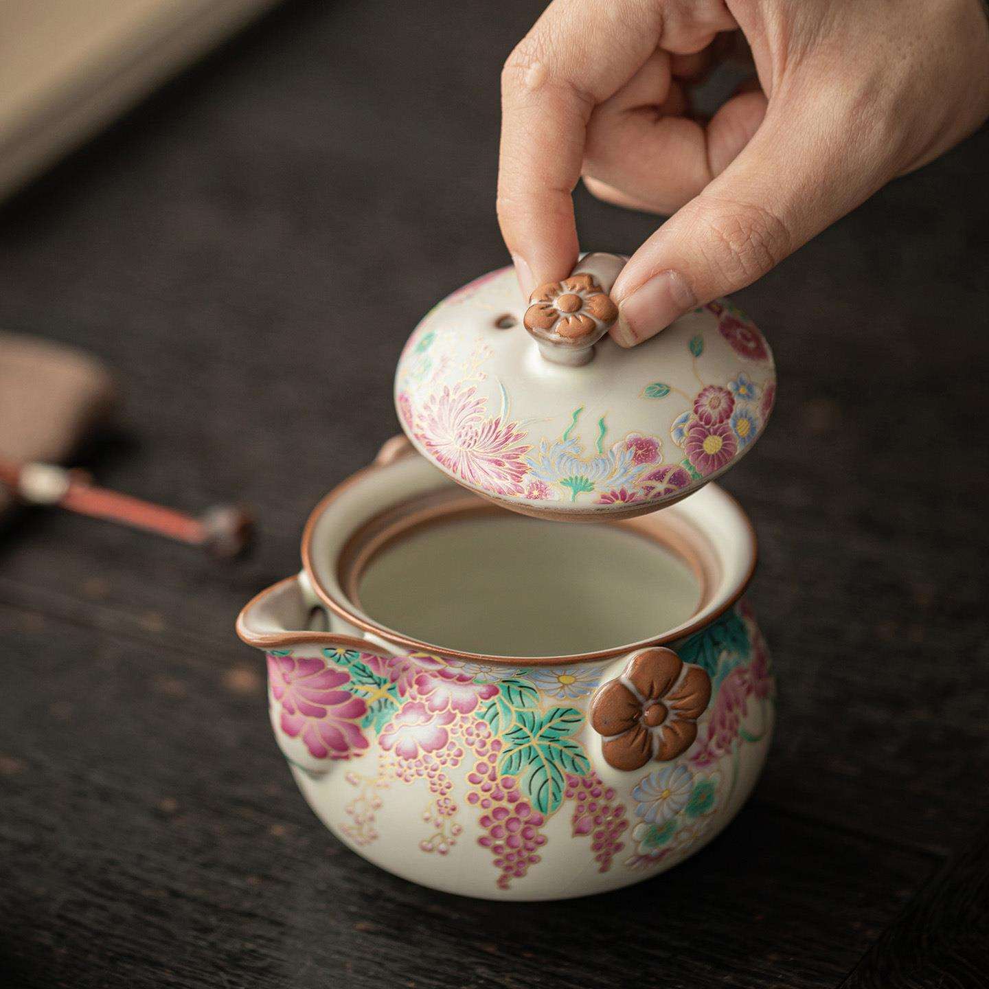 德化猪油冻手抓壶汝窑防烫茶壶高颜值女士陶瓷茶具泡茶宝瓶壶