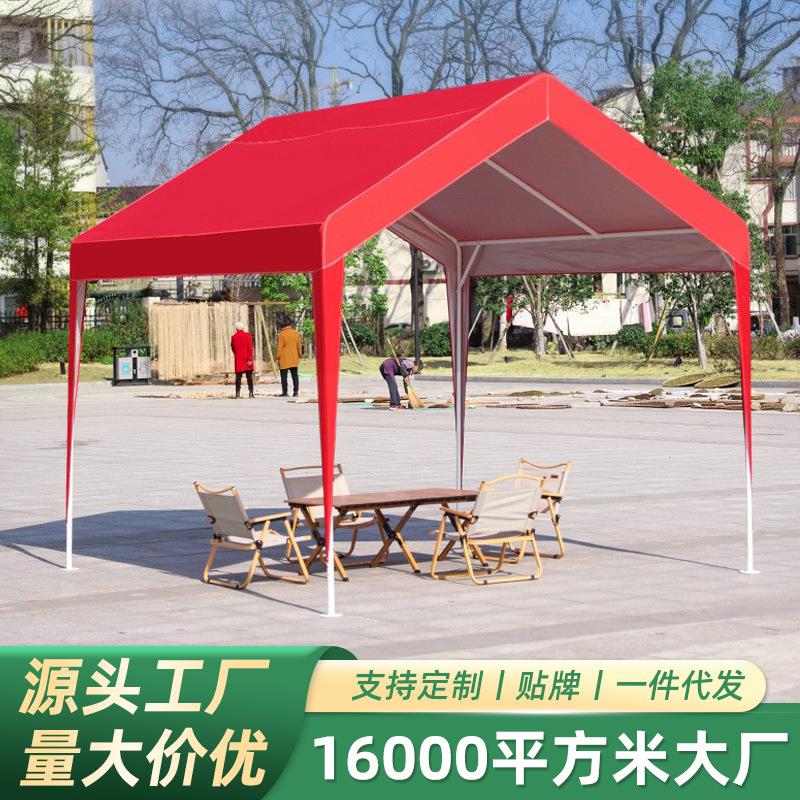 集市帐篷摆摊用遮阳棚四脚雨棚夜市摊位防雨篷露营市集伞野营防风