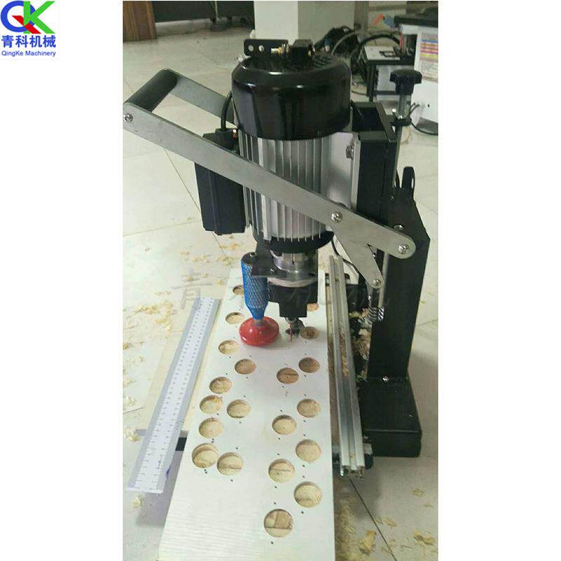 小型电动合页机 单头铰链钻 活页钻孔机门窗钻孔机纵向横向可调整