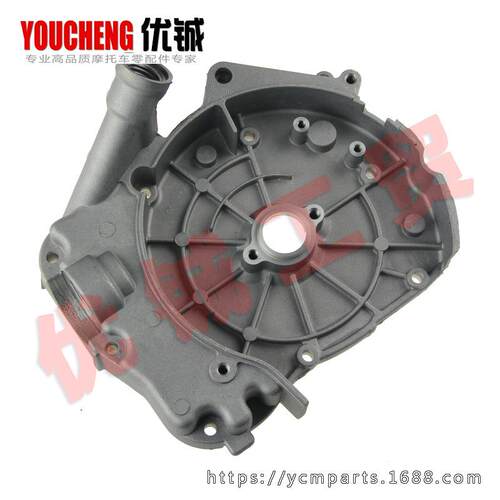 踏板车GY6发动机曲轴箱 48cc加油盖磁电机边盖GY6 125 150右箱盖