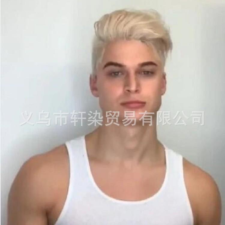 新款直销跨境电商外贸欧美男士假发头套 新款外贸男发假发 外贸短