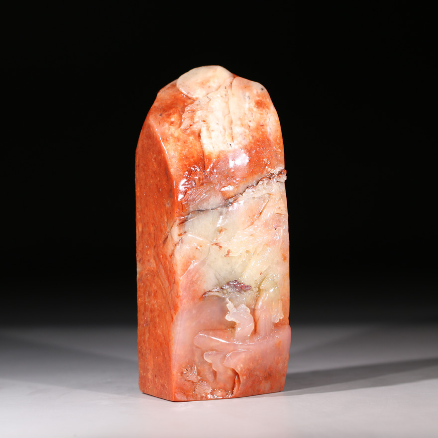 【清仓捡漏】寿山石指日高升山子大材印章闲章书画章收藏p8107