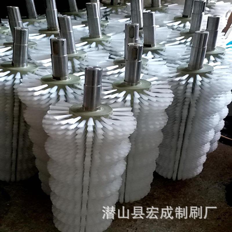 尼龙清洗机毛刷辊抛光打磨除尘毛刷酸洗线毛刷导电刷辊