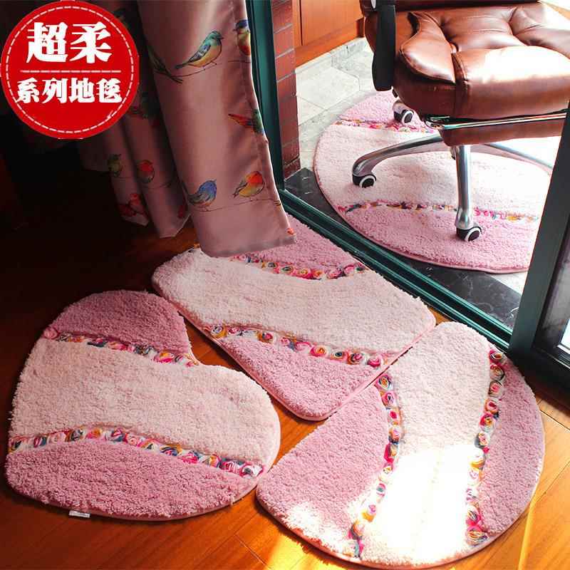 田园小地毯卧室门口地垫房间床边床前毯浴室卫生间门垫吸水防滑垫
