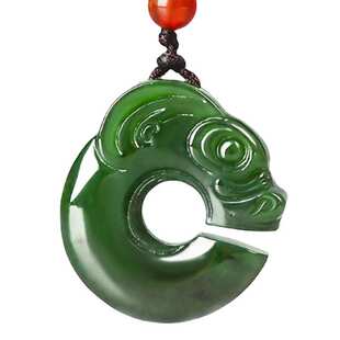 和田玉碧玉生肖龙吊坠男士龙牌玉石玉器白玉龙行天下玉牌玉佩挂件