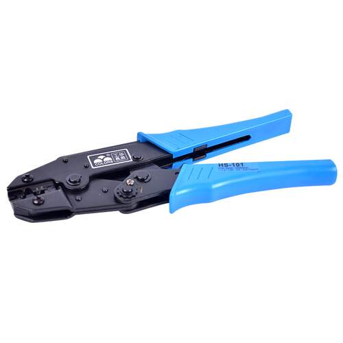 9寸棘轮式冷压预绝缘裸端子压接钳手动 LY-101 HS-30J