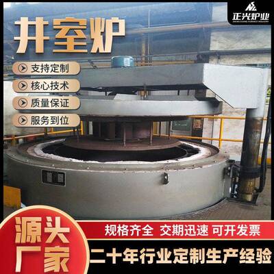 正光炉业大型温井式炉厂家供应一体式温处理炉加热渗碳炉