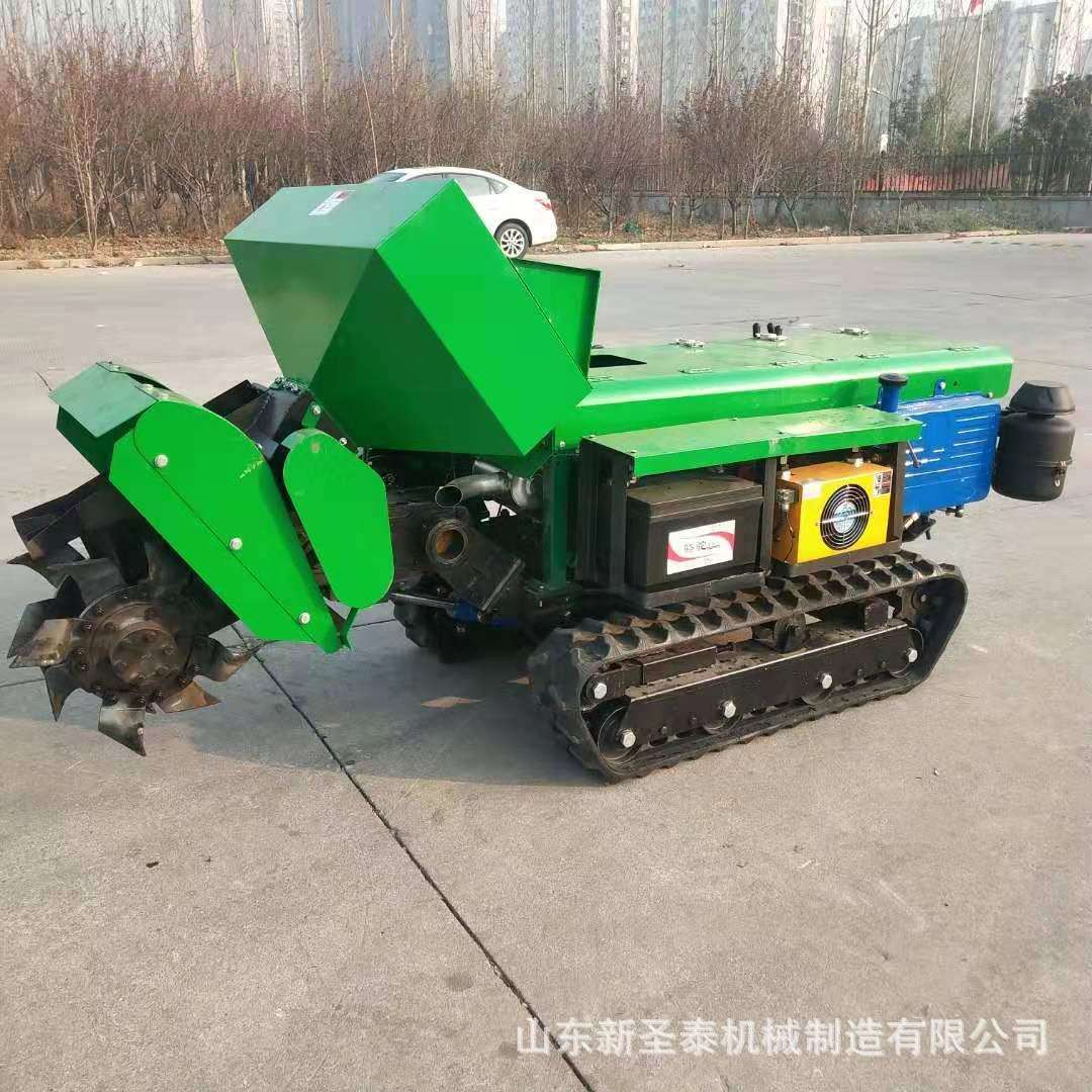 果园开沟施肥机现货供应多缸座驾式开沟施肥机葡萄地旋耕机