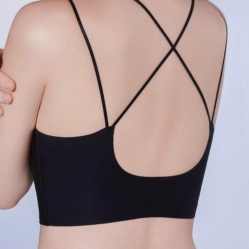 新款背心少女无扣套头薄款美背内衣胸罩小胸调整型固定文胸709