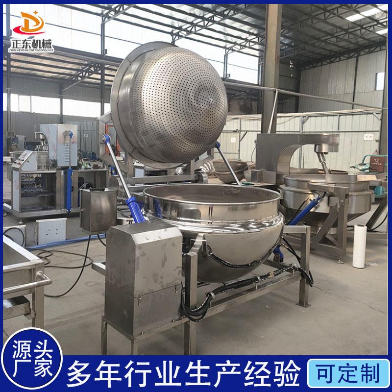 商用不锈钢电加热夹层锅可倾式熟食卤蛋卤煮锅食堂熬粥肉汤蒸煮锅