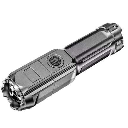 手电筒强光可充电家用耐用强光野外超亮远射变焦小型便携式手电手