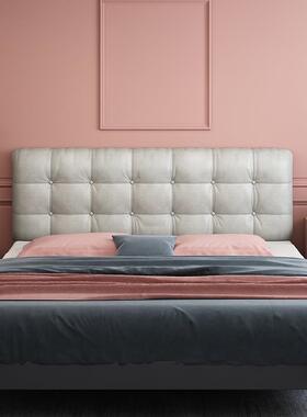 床头洗靠软垫包床罩F96M8S89头板大靠背床头轻奢双人床靠背科技布