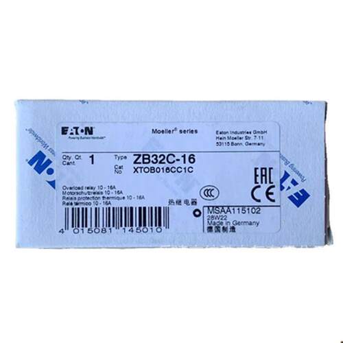 EATON/伊顿 ZB32C-2,4 4 6 10 16 24热过载继电器 XTOB016CC1