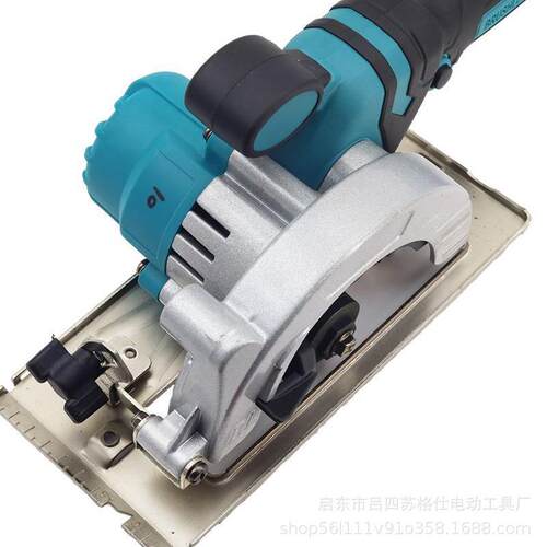 *工厂小型工业级MT插脚无刷锂电圆锯石材木材两用切割机
