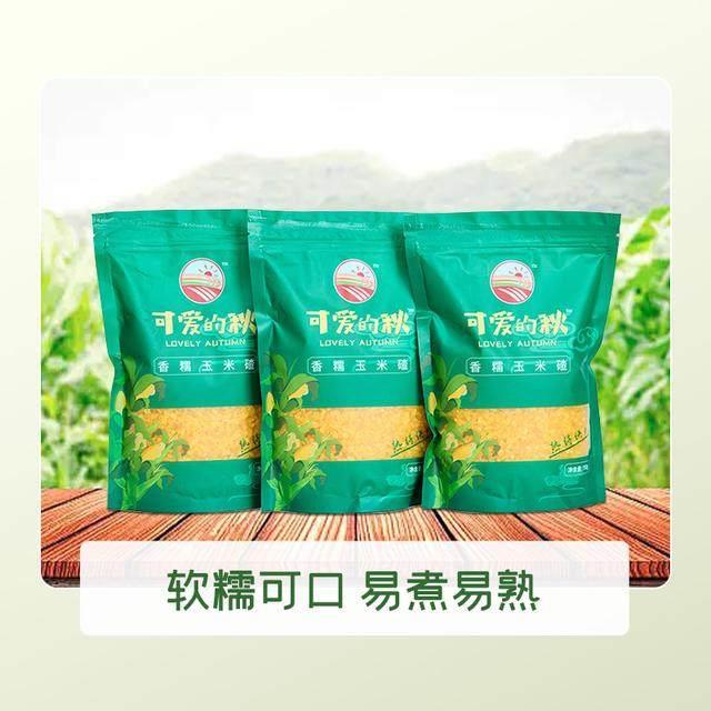 【可爱的秋】香糯玉米碴东北粘大碴粥软糯可口易煮易熟米饭伴侣