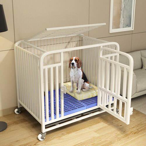 狗笼子小型犬带厕所分离中型犬宠物狗笼大型犬金毛拉布拉多边牧笼