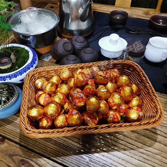 福建土楼小青柑普洱茶特级熟茶陈皮柑普小青桔橘茶叶生晒250g包邮