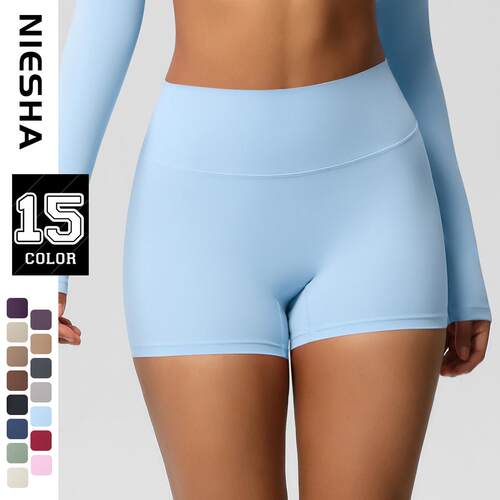 Fitness shorts for abdominal compression exercise, high