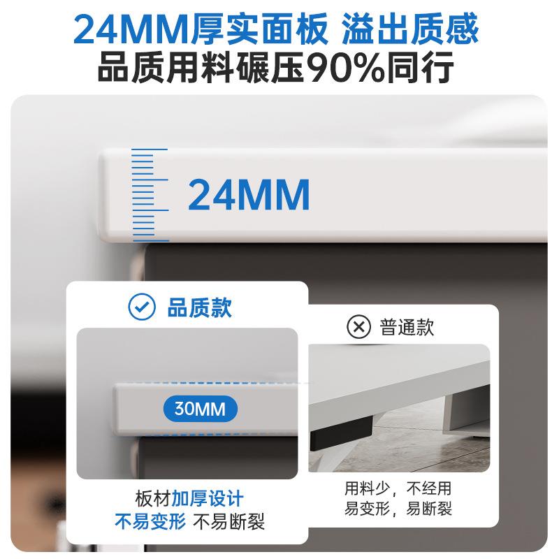 办公桌椅单人组合1.2米电脑书桌办公室1.4米职员桌简约现代员工位