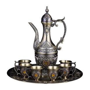 青铜8888酒套用家仿古白酒装杯子具创意高档防摔酒壶分酒器摆件工