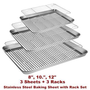 Stainless Steel Baking Sheet Rack Cookie Sheet Cooling Rack