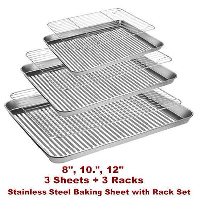Stainless Steel Baking Sheet Rack Cookie Sheet Cooling Rack