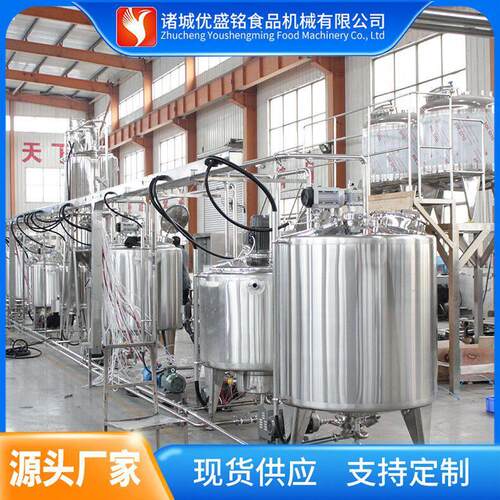 毕希拉格奶酪加工设备凝乳奶酪发酵机器 拉丝手撕奶酪制作生产线
