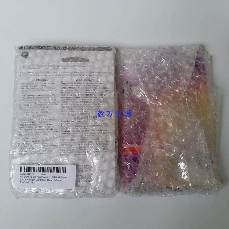 通用GE照明120V300W双端卤钨灯Q300T3/CL Q300T3/HD/SCD2