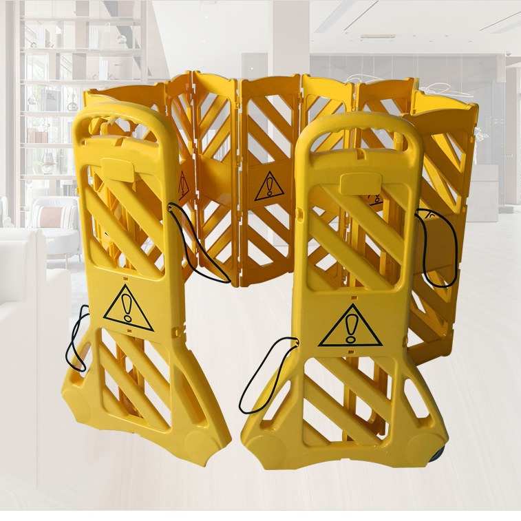 塑料伸缩围栏可移动式折叠护栏安全防护栏折叠式电梯维修围挡