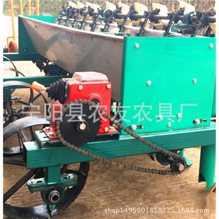 牵引式四轮车带点悬挂大NY-DSBRI蒜蒜播种机农用大蒜植东播机北种