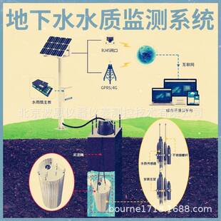 波恩仪器地下水水质监测系统机柜立杆式自来水污水厂水质监测