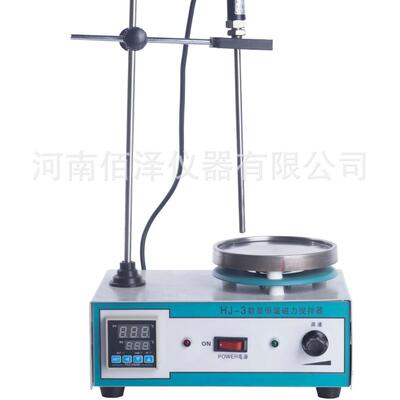 佰泽仪器实验室HJ-3型数显调温磁力搅拌器厂家直销