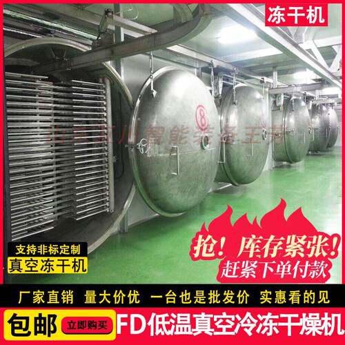 冻干多春鱼猫零食低温干燥机 水果榴莲草莓FD宇航真空冻干机