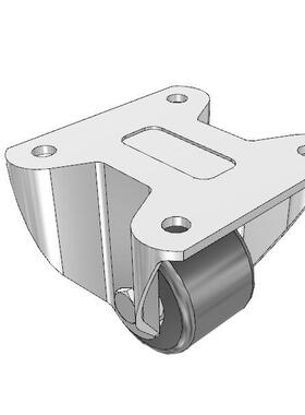 CHJKS65A 不锈钢2.5寸平板式固定型安装孔间距 长111*91