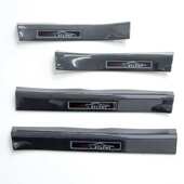 踏板 日产轩逸20款 碳纤维迎宾踏板 专用门槛条 后护板内门槛 改装