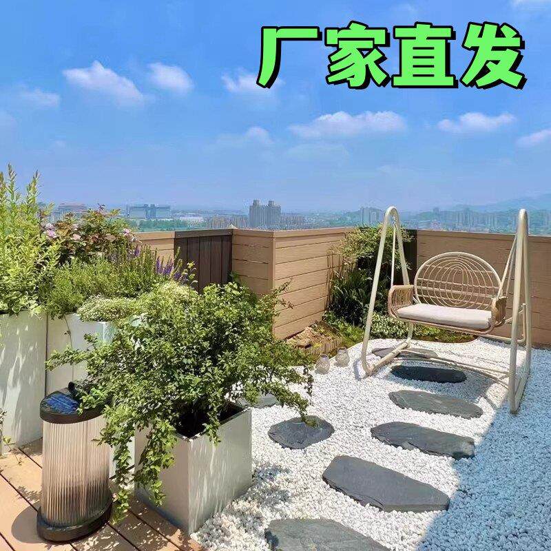 庭院原石大小石子石头装饰碎石石子铺地造景鹅卵石铺路白石子花园