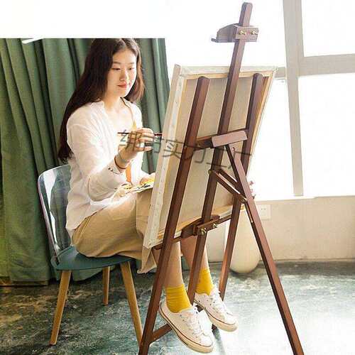 2025新款实木画架画板套装美术生专用支架折叠画架素描套装全套